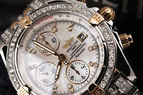 breitling diamond bezel watches.